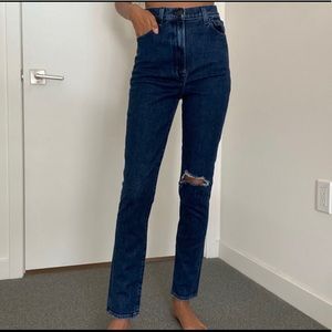 JBRAND 1212 Runway high-rise slim straight in comfort stretch